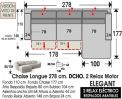 (322) ChaiseLongue 278cm DCHO-Relax-Motor