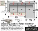 (322) ChaiseLongue 308cm DCHO-Relax-Motor