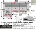 (325) ChaiseLongue 320cm IZDO-Relax 2motores