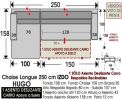(339) ChaiseLongue 250cm-IZDO-1Asiento-Carro