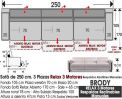 (340) Sofá 250cm 3Plazas-RELAX