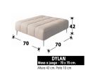 (341) Puff Mesa Centro 70x70cm