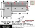 (344) ChaiseLongue 246cm IZDO-FIJA