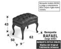 (356) Banqueta Rafael a Juego Sillón
