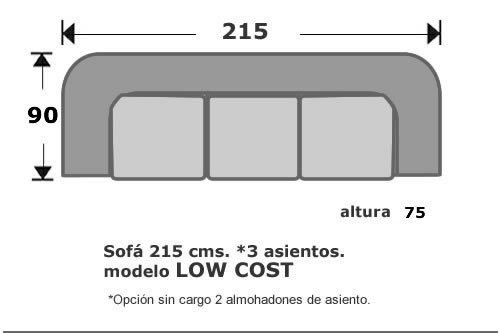 (104) Sofa 3Plazas 215cm 3alm
