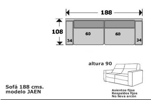 (151) Sofa 3p 188cm
